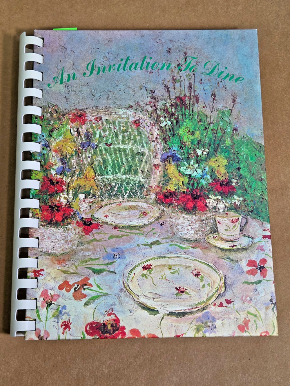 Vintage 1983 An Invitation To Dine Cookbook Robert Crown Center Hinsdale IL